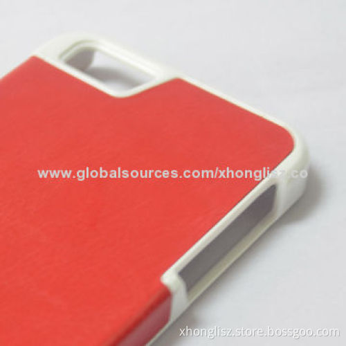 Synthetic leather case, available for iPhone 5/5S